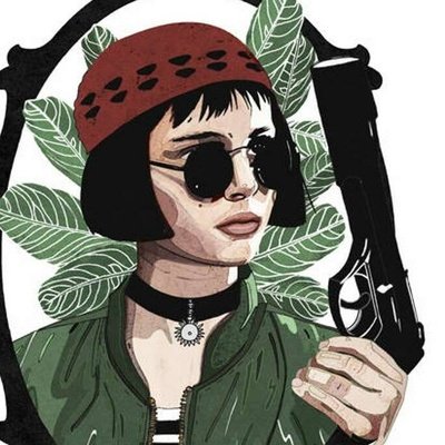 Жан Рено Леон иллюстрации