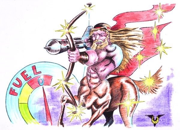 Стрелец шарж