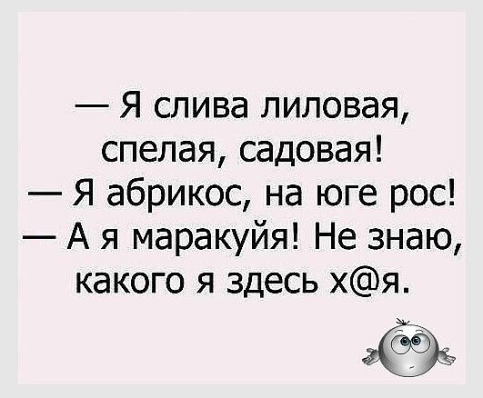 А Я абрикос на юге рос анекдот