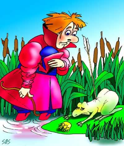 Смешной дракон и принцесса