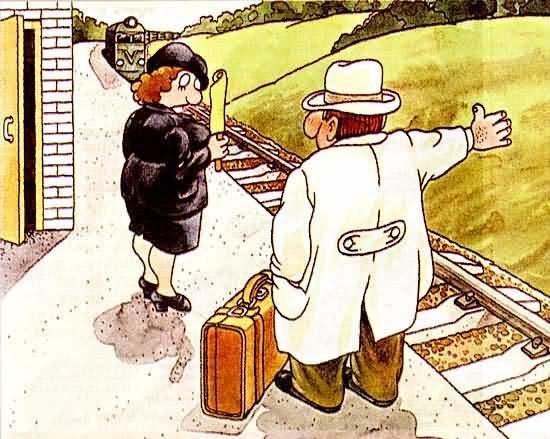 Карикатуры про железную дорогу