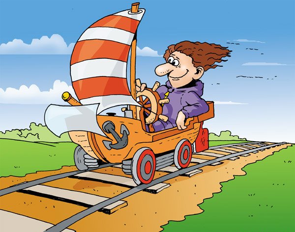 Железнодорожные карикатуры