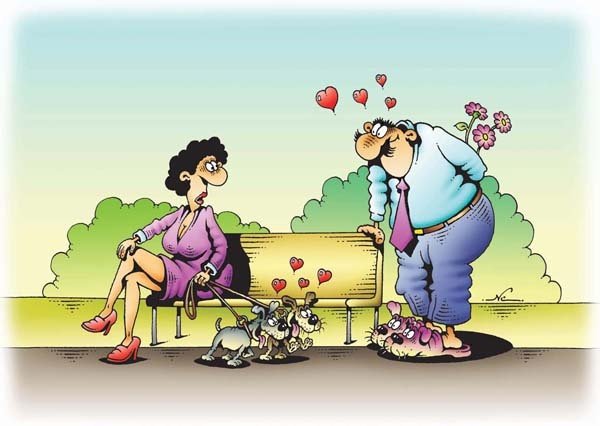 Карикатуры на женщин смешные