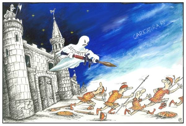 Осада крепости карикатура