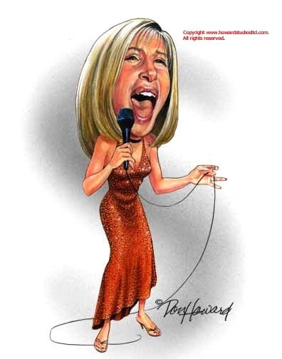 Оперный певец карикатура