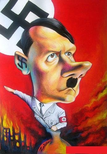 Адольф Гитлер карикатура