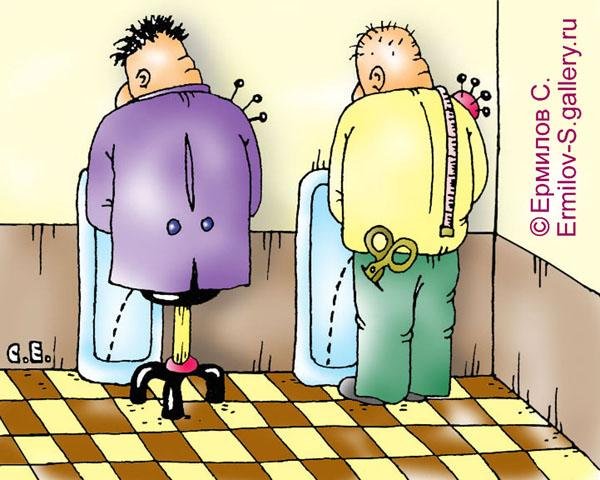 Швея карикатура