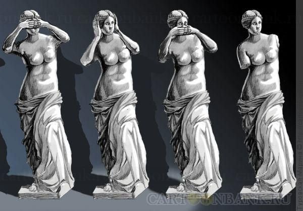 Венера шарж