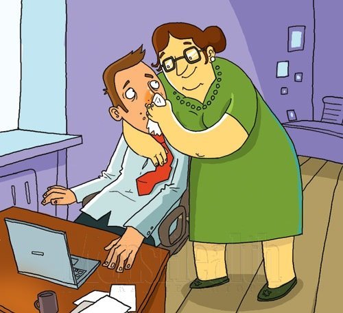 Руководитель карикатура