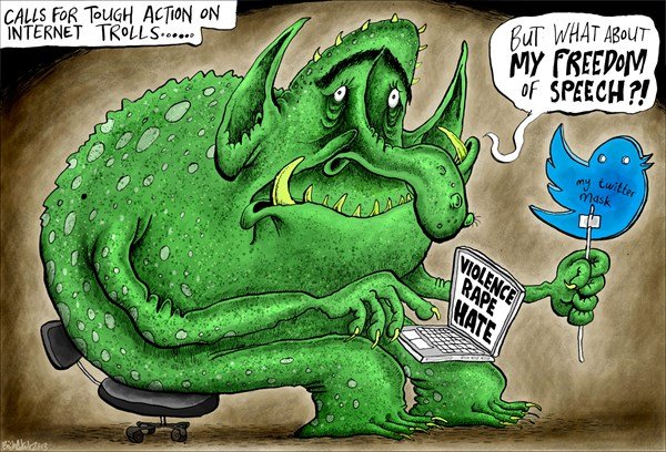 Тролль карикатура