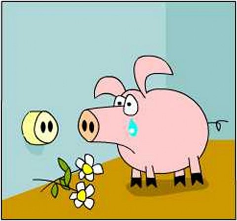 Карикатуры на Винни пуха и пятачка