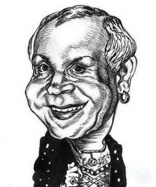 Борис Моисеев шарж