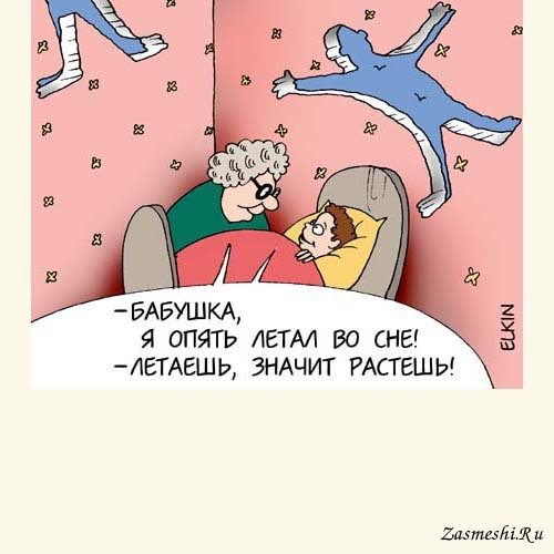 Анекдоты про сон в картинках
