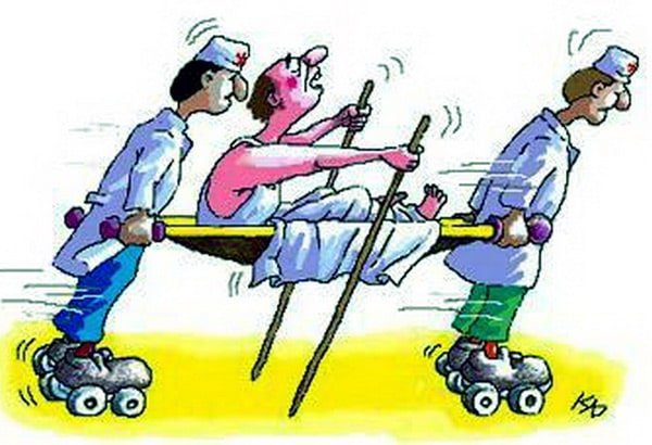 Смешные картинки с костылями