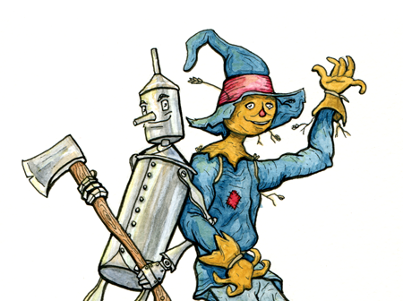 Железный дровосек волшебник изумрудного города арт