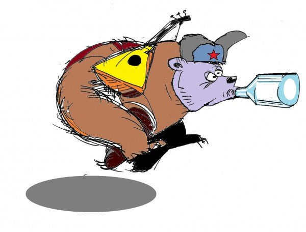 Карикатура балалайка