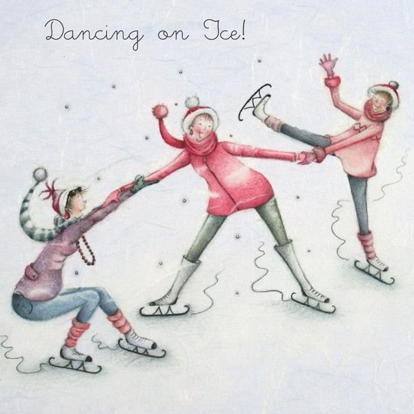 Веселое катание на коньках