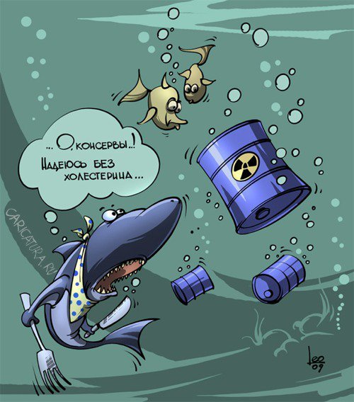 Радиация карикатуры