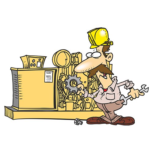 Дружеский шарж строителю