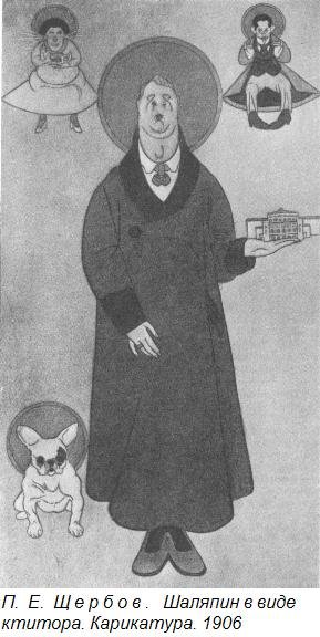 Шаляпин карикатуры