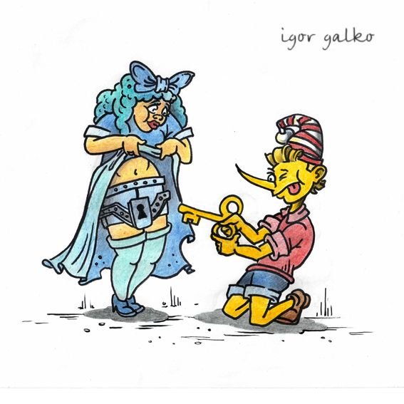 Театральные Пьеро и Мальвина