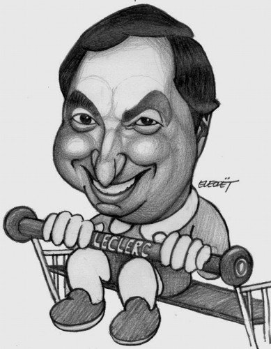 Шарж карандашом в рамке