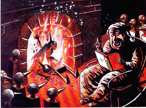 Камин Буратино