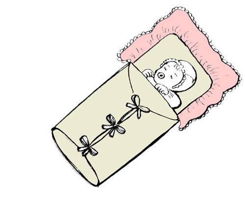 Конверт на выписку нарисованные