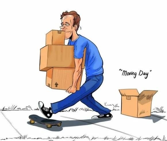 Грузовик с мебелью