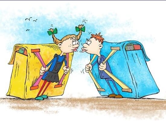 Учитель и ученик карикатура