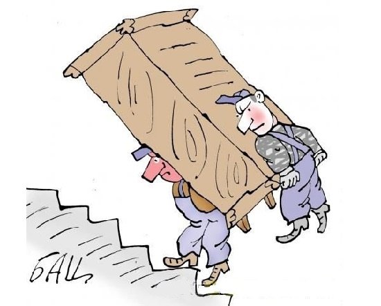 Грузчики карикатура