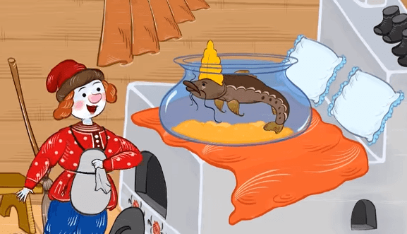 Емеля на печке карикатура