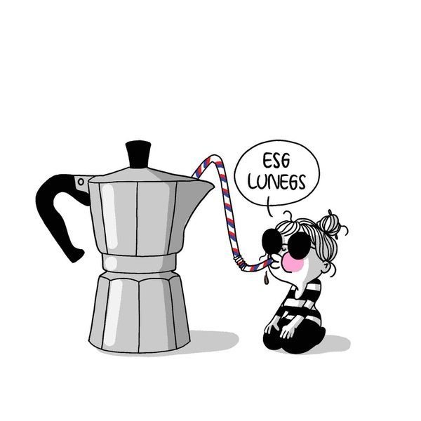 Утренний кофе карикатура