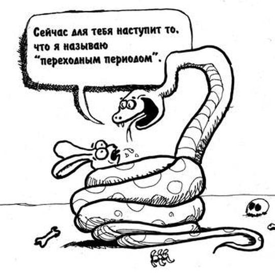 Карикатуры про змей