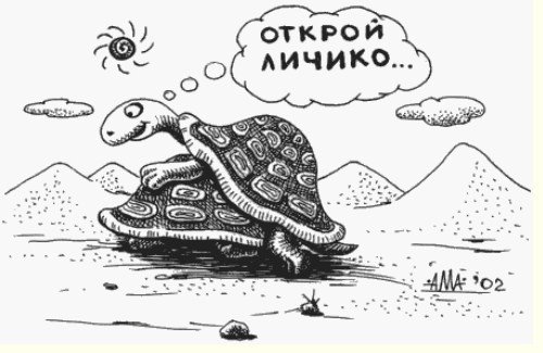 Черепаха карикатура
