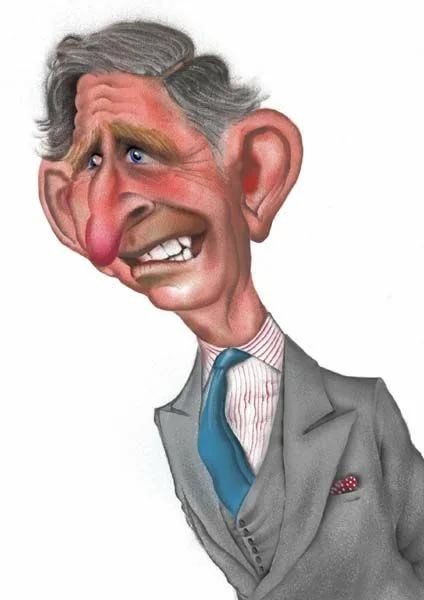 Принц Чарльз карикатура