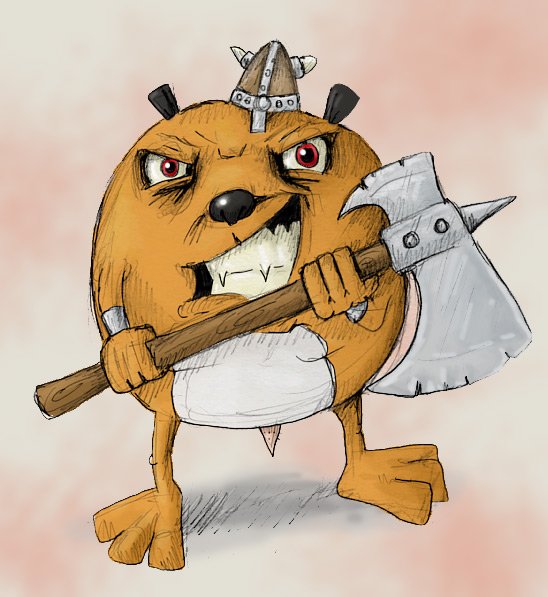 Топор животное