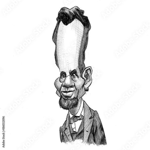 Авраам Линкольн карикатура