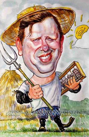 Карикатуры на колхозников
