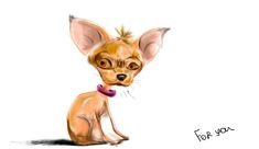 Шарж чихуахуа