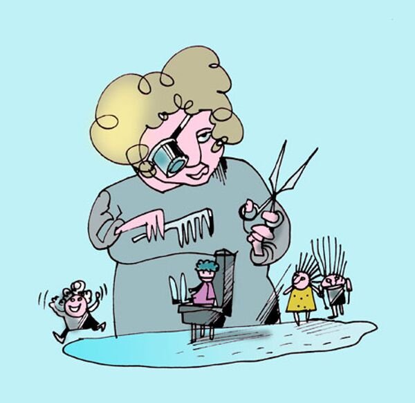 Демонстрация карикатура