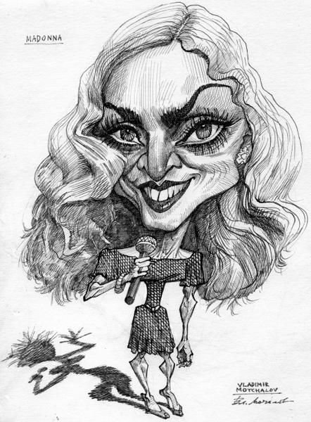 Тина Тернер карикатура