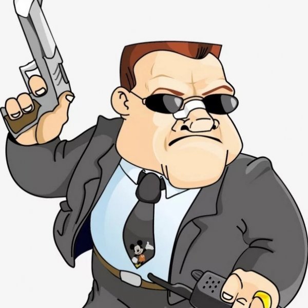 Охранник мультяшный