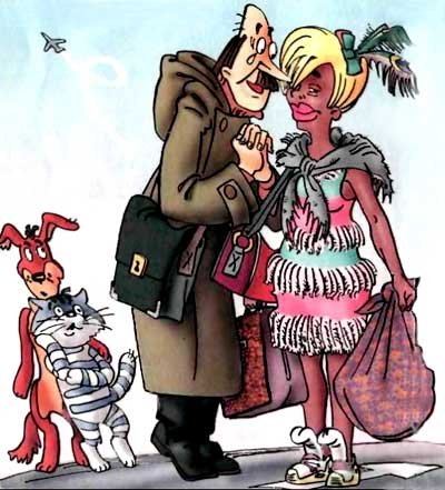 Нэнси из интернета в Простоквашино