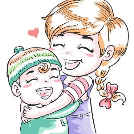 Шарж два друга