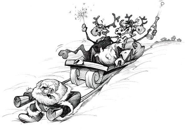 Анекдоты про новый год и Деда Мороза