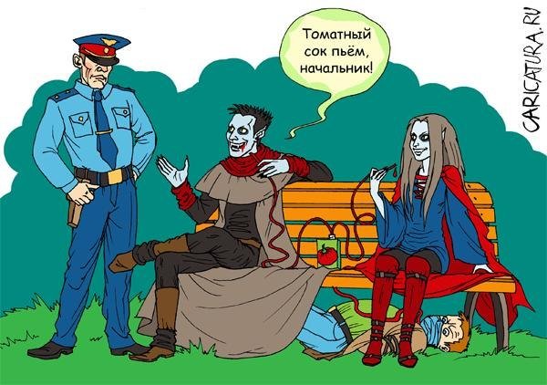 Анекдоты про вампиров