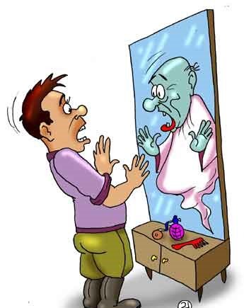 Зеркало карикатура