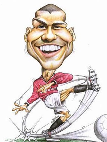 Карикатура футбол