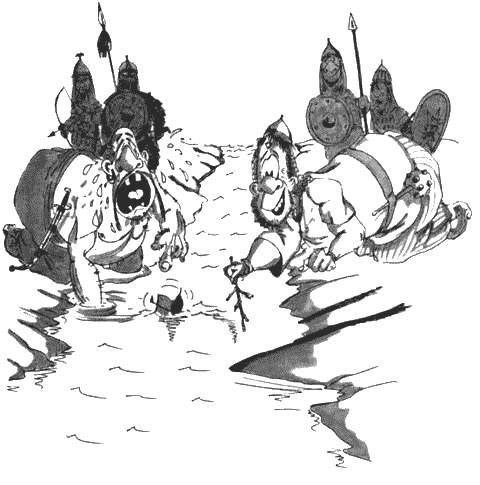 Электрический угорь рисунок